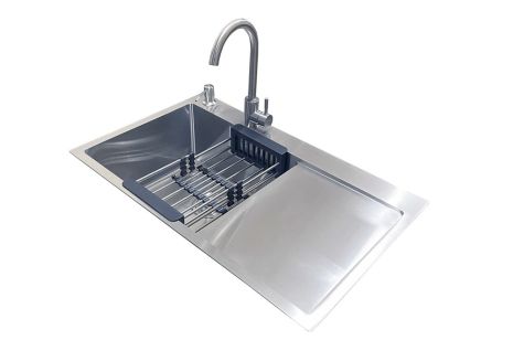 Комплект мийка + змішувач Romzha Caravela 78L (A)