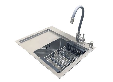 Комплект мийка + змішувач Romzha Caravela 58R (C)