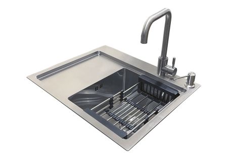 Комплект мийка + змішувач Romzha Caravela 58R (B)