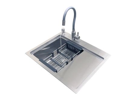 Комплект мийка + змішувач Romzha Caravela 58L (C)