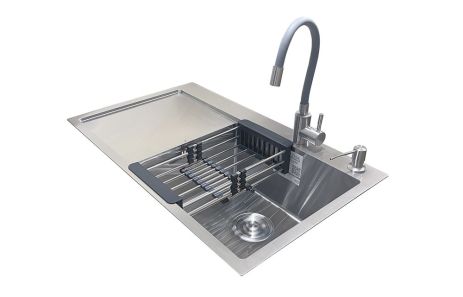 Комплект мийка + змішувач Romzha Caravela 78R (C)