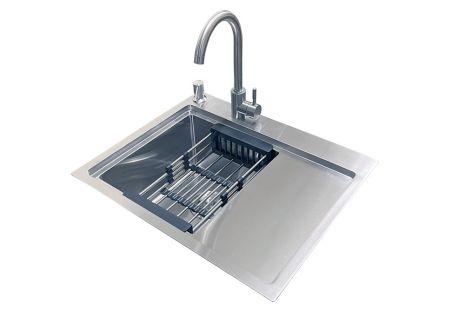 Комплект мийка + змішувач Romzha Caravela 58L (A)