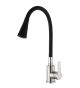Змішувач для кухні з нержавіючої сталі MiX Dax 011 reflector black Змішувач для кухні з нержавіючої сталі MiX Dax 011 reflector black
