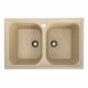 Гранитная мойка для кухни Platinum 7950 Equatoria матовая Песок