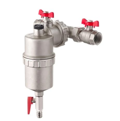Сепаратор шламу магнітний універсальний із кранами Чехія KR. 1272 3/4" Сепаратор шламу магнітний універсальний із кранами Чехія KR. 1272 3/4"