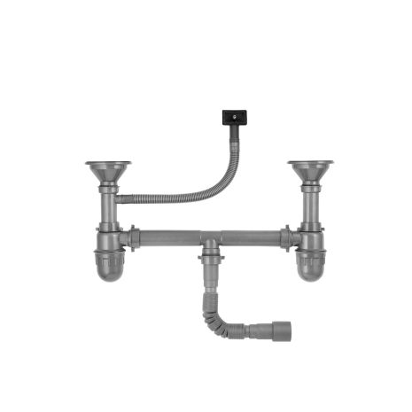 Сифон для кухонної мийки Kroner KRP Siphon — 012 3 1/2"х50/40 мм
