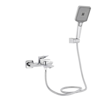 Змішувач для ванни Qtap Presto (з душовим гарнітуром) QTPRE259CRM45574 Chrome