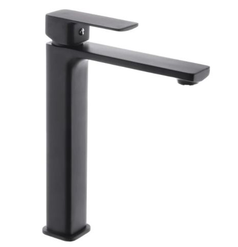 Змішувач для умивальника високий чорний Haiba Kubus 001 High Black Змішувач для умивальника високий чорний Haiba Kubus 001 High Black