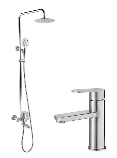 Набор смесителей 2 в 1 для ванной Mixxus AVA 009-J + Mixxus AVA 001 Набор смесителей 2 в 1 для ванной Mixxus AVA 009-J + Mixxus AVA 001