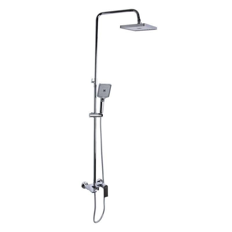 Душевая система универсальная Qtap Aries на три потребителя (с изливом) QTARI111CRM45560 Chrome Душевая система универсальная Qtap Aries на три потребителя (с изливом) QTARI111CRM45560 Chrome