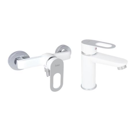 Набор смесителей Latwa 001 + Latwa 010 White Набор смесителей Latwa 001 + Latwa 010 White