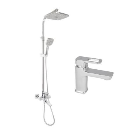 Набор смесителей Wawel 001 + Wawel 1030 Chrome Набор смесителей Wawel 001 + Wawel 1030 Chrome