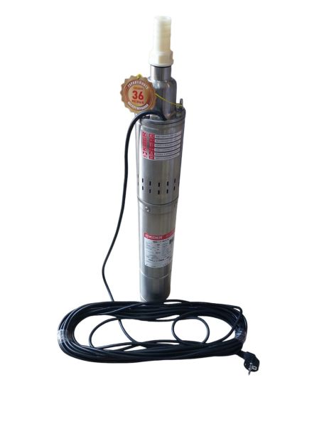 Насос шнековый погружной для скважин Чехия 4QGD 1.2-100-0.75 H=175м, Q=1,8м3, P=750 Вт, кабель 15м, 1" Насос шнековый погружной для скважин Чехия 4QGD 1.2-100-0.75 H=175м, Q=1,8м3, P=750 Вт, кабель 15м, 1"