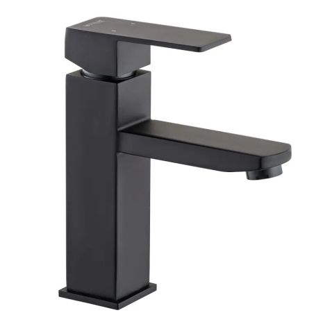 Смеситель для умывальника черный Германия MiX Kub 001 Black