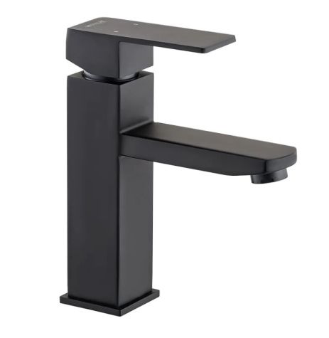 Смеситель для умывальника черный Германия MiX Kub 001 Black Смеситель для умывальника черный Германия MiX Kub 001 Black