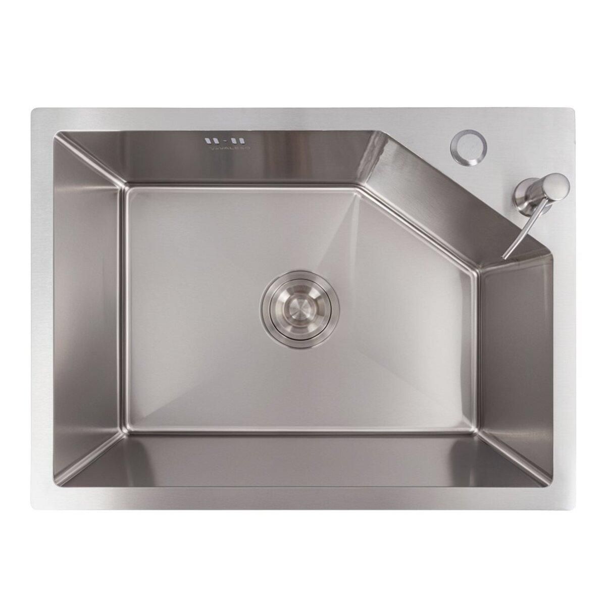 58*43B Мийка нержавійка Valeso Handmade (3,0/0,8) 58*43B Мийка нержавійка Valeso Handmade (3,0/0,8)