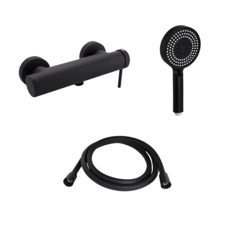 Комплект Qtap Robin Black Matt: Смеситель QTROB4060102B + Держатель QT829910842854OB + Шланг QTHADPVCSQ160B + Комплект Qtap Robin Black Matt: Смеситель QTROB4060102B + Держатель QT829910842854OB + Шланг QTHADPVCSQ160B +