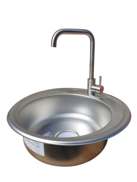 Мийка та змішувач для кухні з нержавіючої сталі Zerix SUS 011 G