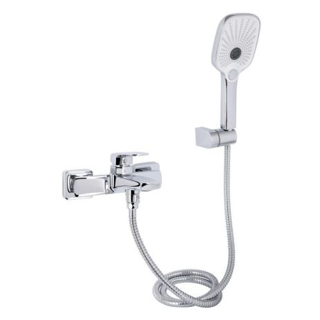 Змішувач для ванни Qtap Tern (з душовим гарнітуром) QTTER259CRM47586 Chrome Змішувач для ванни Qtap Tern (з душовим гарнітуром) QTTER259CRM47586 Chrome