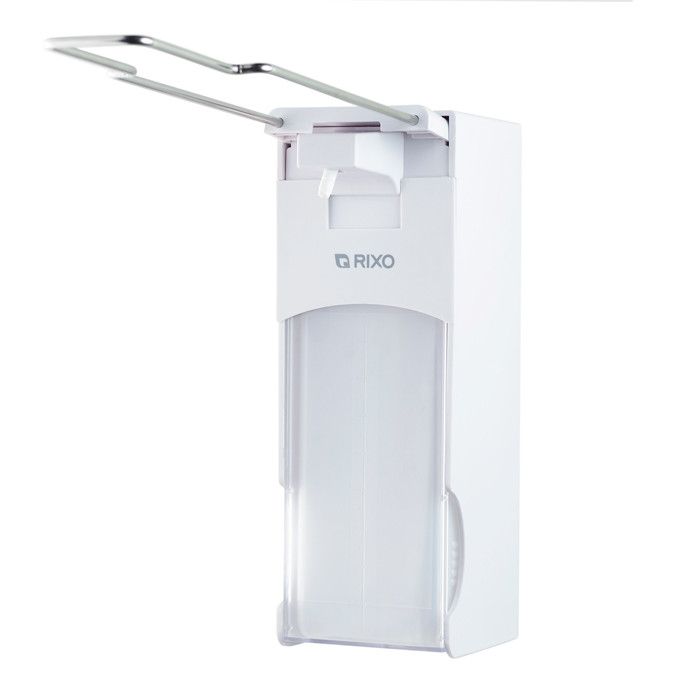 Ліктовий дозатор антисептика та рідкого мила Rixo Maggio S025W Ліктовий дозатор антисептика та рідкого мила Rixo Maggio S025W