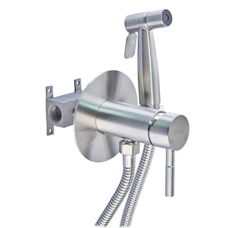 Змішувач для гігієнічного душу вбудований MiX SUS-333 Німеччина з нержавіючої сталі