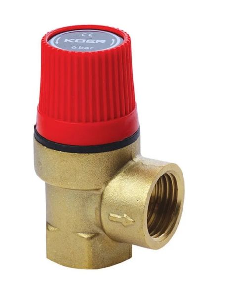 Запобіжний клапан Чехія KR 1260 6 bar 1/2 Запобіжний клапан Чехія KR 1260 6 bar 1/2