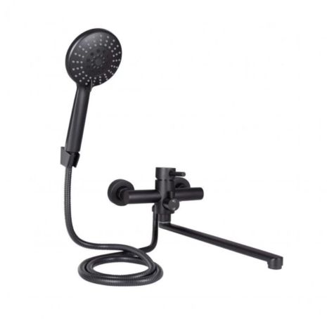 Змішувач для ванни чорний Польща Aria 006 Euro