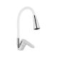 Змішувач для кухні Lidz Tani 008F3 з гнучким виливом (k40) LDTAN008F3WCR37037 White / Chrome