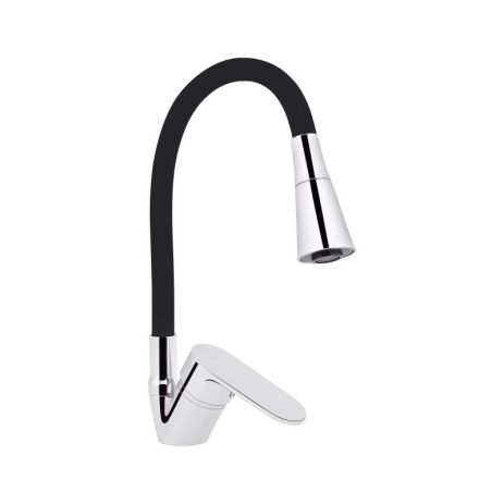 Змішувач для кухні Lidz Tani 008F3 з гнучким виливом (k40) LDTAN008F3BCR39484 BCR