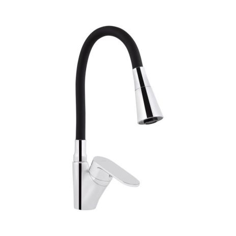 Змішувач для кухні Lidz Tani 007F3 з гнучким виливом (k40) LDTAN007F3BCR37649 BCR