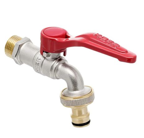 Кран для поливу Чехія KP. 247 1/2" з коннектором для швидкого підключення