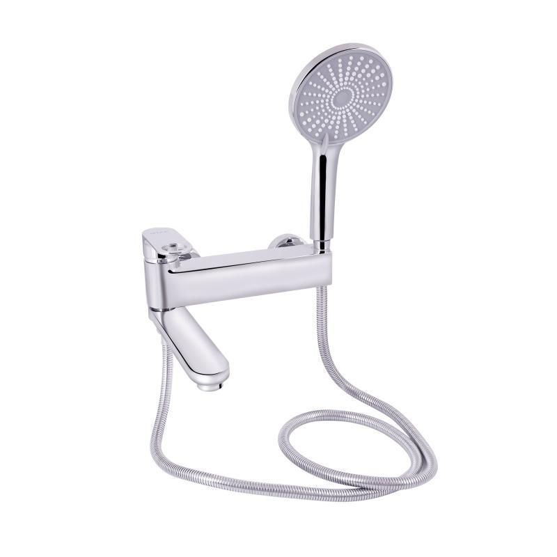 Змішувач для ванни Qtap Jay з поворотним виливом (з душовим гарнітуром) QTJAY260CRM45542 Chrome Змішувач для ванни Qtap Jay з поворотним виливом (з душовим гарнітуром) QTJAY260CRM45542 Chrome