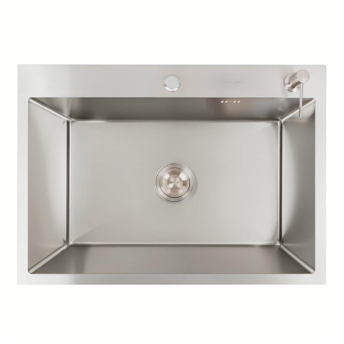 Мийка кухонна VALESO Handmade 70*50 нержавійка (сифон круглий, 3,0/0,8) Мийка кухонна VALESO Handmade 70*50 нержавійка (сифон круглий, 3,0/0,8)