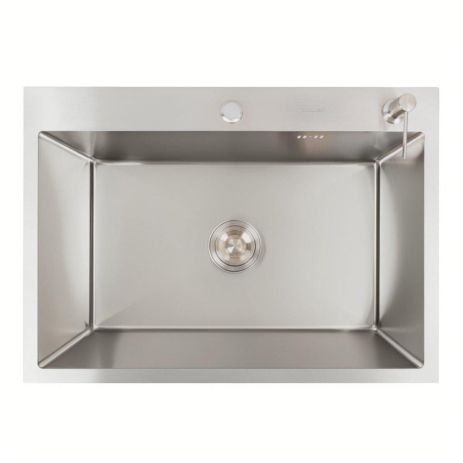 Мийка кухонна VALESO Handmade 70*50 нержавійка (сифон круглий, 3,0/0,8) Мийка кухонна VALESO Handmade 70*50 нержавійка (сифон круглий, 3,0/0,8)