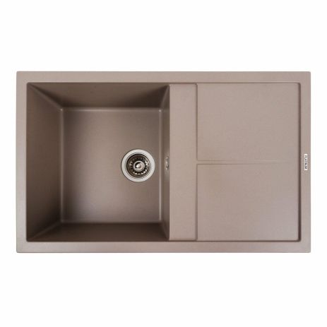 Гранитная мойка для кухни Platinum 7950 Selena матовая Дюна Гранитная мойка для кухни Platinum 7950 Selena матовая Дюна