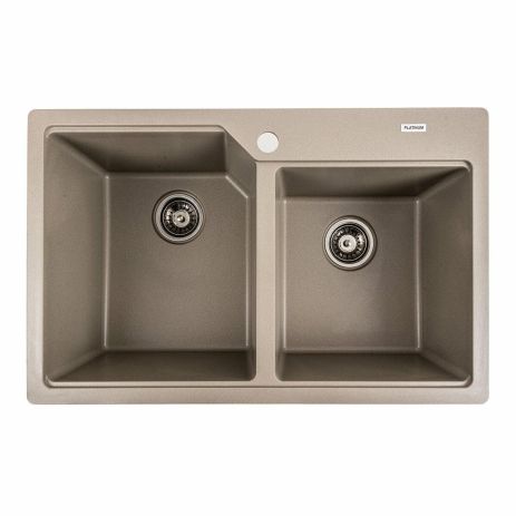 Гранітна мийка для кухні Platinum 7850 HARMONY матовий Титан Гранітна мийка для кухні Platinum 7850 HARMONY матовий Титан