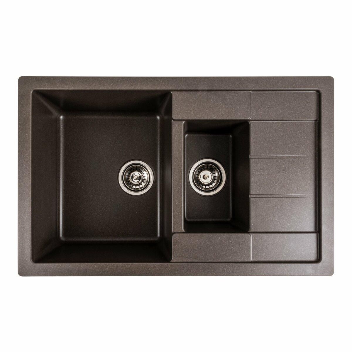 Гранітна мийка для кухні Platinum 7850W TOSKANA матова Темна скеля Гранітна мийка для кухні Platinum 7850W TOSKANA матова Темна скеля