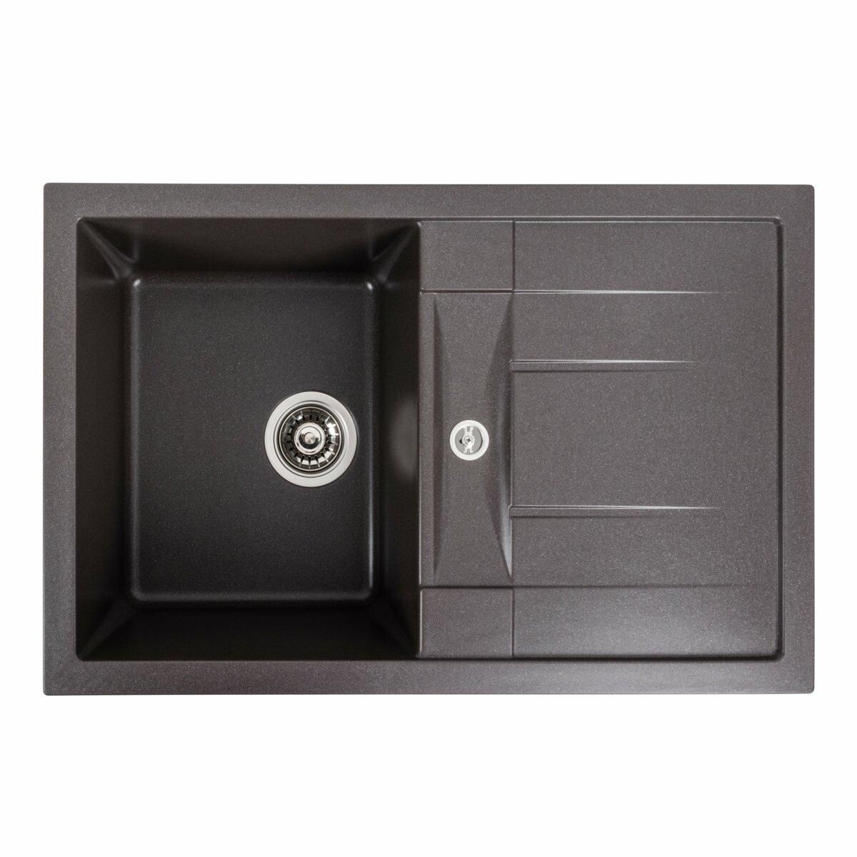 Гранитная мойка для кухни Platinum 7850 TROYA матовый Гренадин Гранитная мойка для кухни Platinum 7850 TROYA матовый Гренадин