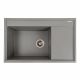 Гранитная мойка для кухни Platinum 7950 AZURIT матовый Серый муссон Гранитная мойка для кухни Platinum 7950 AZURIT матовый Серый муссон