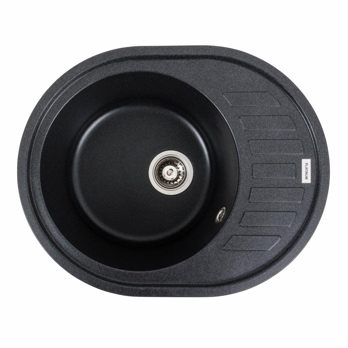 Гранитная мойка для кухни Platinum 6250 SOUL матовий Карбон Гранитная мойка для кухни Platinum 6250 SOUL матовий Карбон