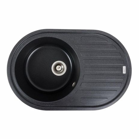 Гранітна мийка для кухні Platinum 7750 LIRA матовий Карбон Гранітна мийка для кухні Platinum 7750 LIRA матовий Карбон