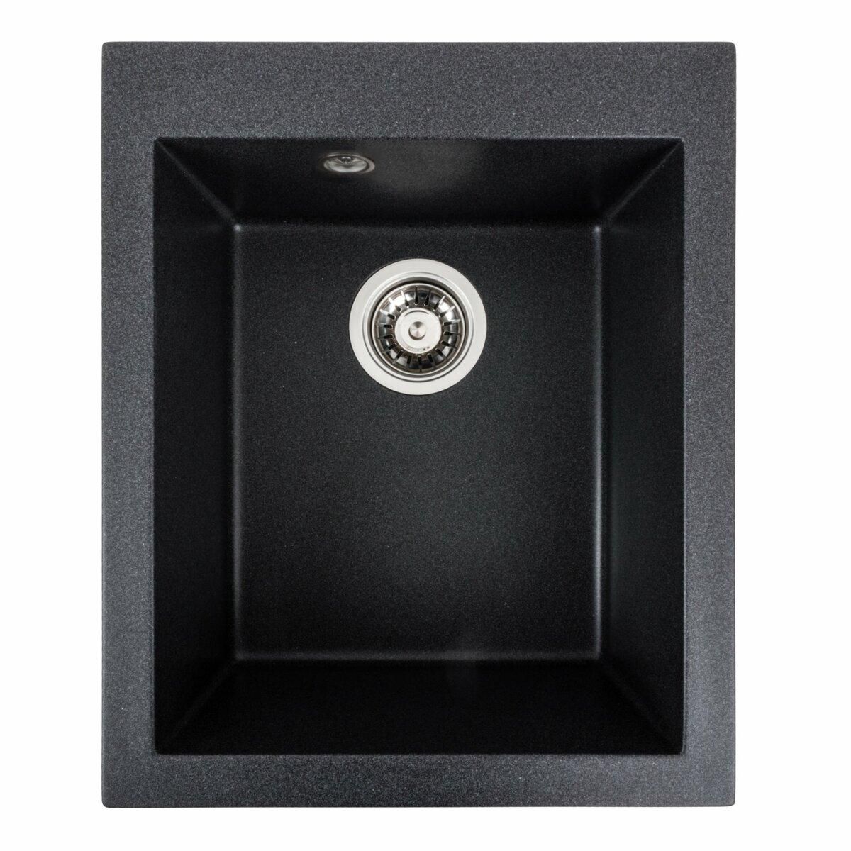 Гранитная мойка для кухни Platinum 4150 SOKIL матовый Карбон Гранитная мойка для кухни Platinum 4150 SOKIL матовый Карбон