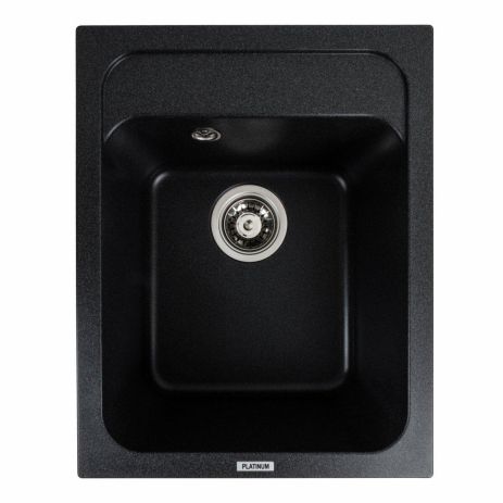 Гранитная мойка для кухни Platinum 4050 KORRADO матовая Карбон Гранитная мойка для кухни Platinum 4050 KORRADO матовая Карбон