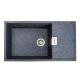 Гранитная мойка для кухни Platinum 8650 DIAMOND матовая (графит) Гранитная мойка для кухни Platinum 8650 DIAMOND матовая (графит)