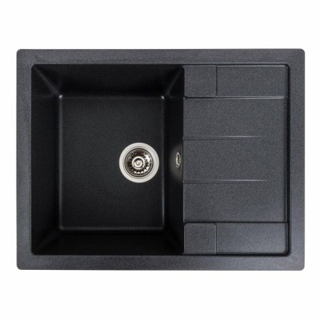 Гранітна мийка для кухні Platinum 6550 INTENSO матовий Карбон Гранітна мийка для кухні Platinum 6550 INTENSO матовий Карбон