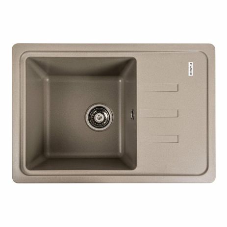 Гранитная мойка для кухни Platinum 6243 LIANA матовый Титан Гранитная мойка для кухни Platinum 6243 LIANA матовый Титан