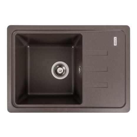 Гранитная мойка для кухни Platinum 6243 LIANA матовая Темная скала Гранитная мойка для кухни Platinum 6243 LIANA матовая Темная скала