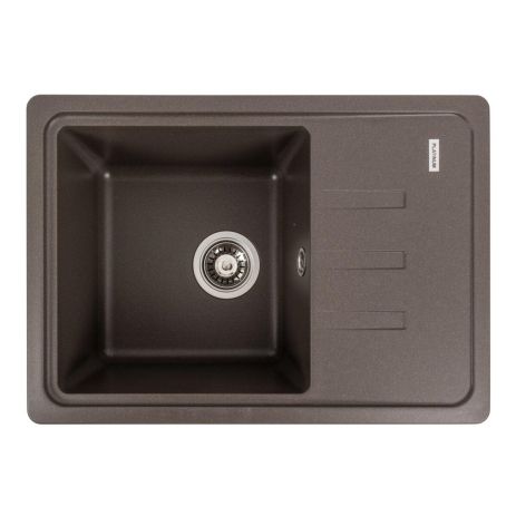 Гранітна мийка для кухні Platinum 6243 LIANA матова Темна скеля Гранітна мийка для кухні Platinum 6243 LIANA матова Темна скеля