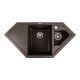 Гранитная мойка для кухни Platinum 9950 PANDORA матовая Темная скала Гранитная мойка для кухни Platinum 9950 PANDORA матовая Темная скала