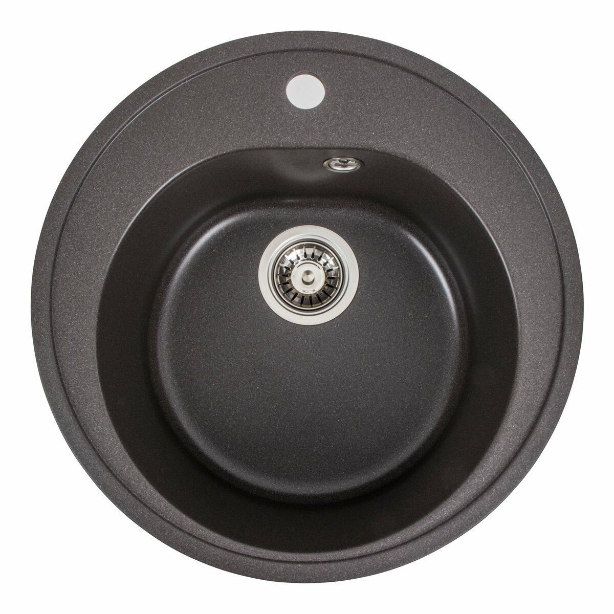 Гранітна мийка для кухні Platinum 510 LUNA матова Гренадин Гранітна мийка для кухні Platinum 510 LUNA матова Гренадин